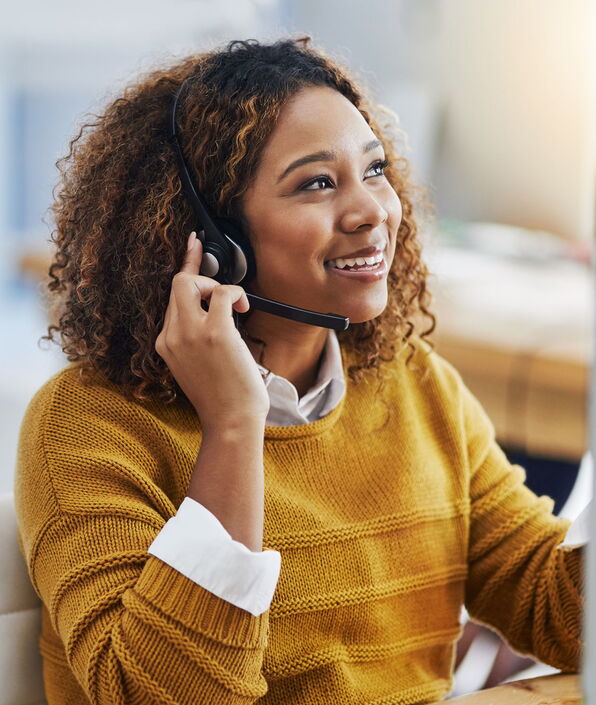 Aufnahme einer Backoffice Assistenz während eines Telefonats